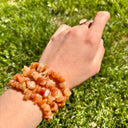 Bracelet baroque Aventurine orange