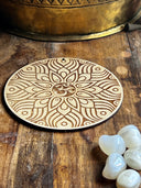 Plaque murale en bois OM MOTIF