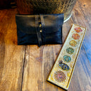 Pochette cuir Oracle ou Tarot noir