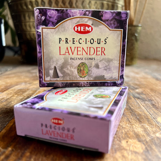 Encens HEM Cônes Precious Lavender