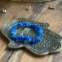 BRACELET BAROQUE DE CYANITE BLEUE, le dépassement de soi