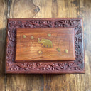 BOITE EN BOIS ELEPHANT 18CM