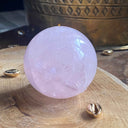 Sphère DE QUARTZ ROSE 80 à 90 mm, l'Apaisement ,Minérashop ,  traumas émotionnel profond , pierre de l'amour , 